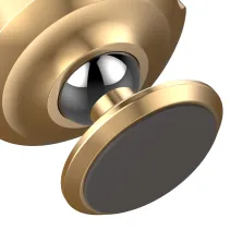 Автотримач для телефону магнітний Baseus Small Ears на торпедо Золотистий