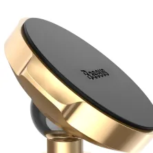 Автотримач для телефону магнітний Baseus Small Ears на торпедо Золотистий