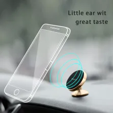 Автотримач для телефону магнітний Baseus Small Ears на торпедо Золотистий