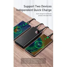 УМБ Baseus Mulight 20000mAh 45W з технологією QC3.0 + PD3.0 Чорний