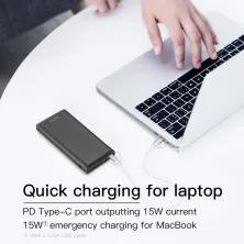 УМБ Baseus Mini JA 30000mAh 15W 3A з технологією PD Чорний