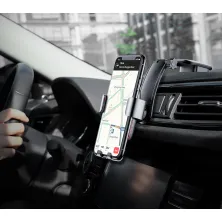 Автотримач для телефону Baseus Metal Age Gravity на торпедо Сріблястий