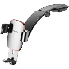 Автотримач для телефону Baseus Metal Age Gravity на торпедо Сріблястий