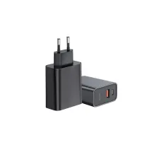 Мережевий зарядний пристрій Baseus Speed PPS QC3.0 + PD3.0 30W USB + Type-C 5A Чорний