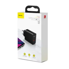 Мережевий зарядний пристрій Baseus Speed PPS QC3.0 + PD3.0 30W USB + Type-C 5A Чорний