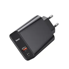 Мережевий зарядний пристрій Baseus Speed PPS QC3.0 + PD3.0 30W USB + Type-C 5A Чорний