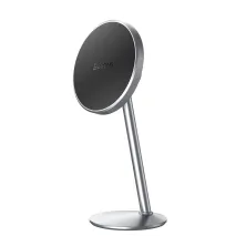 Автотримач для телефону магнітний Baseus Little Sun Magnetic на торпедо Сріблястий