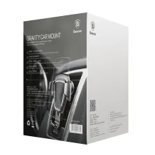 Автодержатель для телефона Baseus Gravity Car Mount в воздуховод Черный