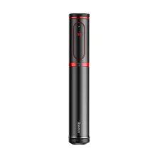 Селфи-монопод Baseus Fully Folding 2in1 с функцией штатива и пультом Bluetooth Черно-Красный