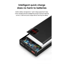 УМБ Baseus Mulight 20000mAh 18W з технологією QC3.0 + PD3.0 Чорний
