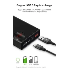 УМБ Baseus Mulight 20000mAh 18W з технологією QC3.0 + PD3.0 Чорний