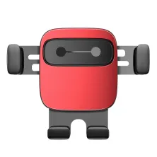 Автотримач для телефону Baseus Cube Gravity Vehicle в повітропровід Червоний