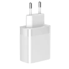 Мережевий зарядний пристрій Baseus Mirror Lake PPS QC3.0+PD3.0 18W USB+Type-C 3A Білий