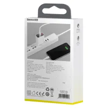 Мережевий зарядний пристрій Baseus Mirror Lake PPS QC3.0+PD3.0 18W USB+Type-C 3A Білий