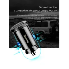 Автомобільний зарядний пристрій Baseus Grain 2USB 3.1A Чорний
