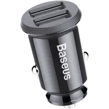Автомобільний зарядний пристрій Baseus Grain 2USB 3.1A Чорний