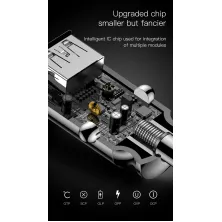 Автомобільний зарядний пристрій Baseus Grain 2USB 3.1A Чорний