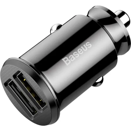 Автомобільний зарядний пристрій Baseus Grain 2USB 3.1A Чорний