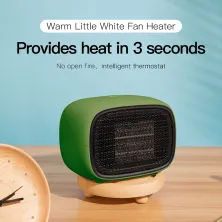 Тепловентилятор Baseus Warm Little White Fan Heater 500W Зелений