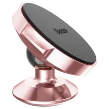 Автотримач для телефону магнітний Baseus Small Ears на торпедо Золотисто-Рожевий
