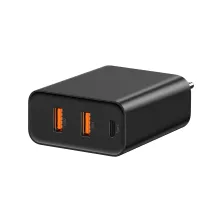 Мережевий зарядний пристрій Baseus PPS three output quick charge QC4.0+PD3.0 60W 2USB+Type-C 6A Чорний