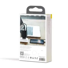 Мережевий зарядний пристрій Baseus PPS three output quick charge QC4.0+PD3.0 60W 2USB+Type-C 6A Чорний