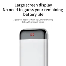 УМБ Baseus Mini Cu Display 20000mAh 3A з технологією PD Білий