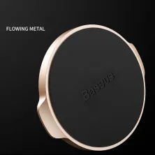 Автодержатель для телефона магнитный Baseus Small Ears плоский на торпедо Золотистый