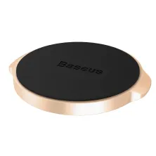Автодержатель для телефона магнитный Baseus Small Ears плоский на торпедо Золотистый