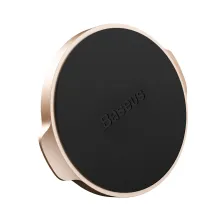 Автодержатель для телефона магнитный Baseus Small Ears плоский на торпедо Золотистый