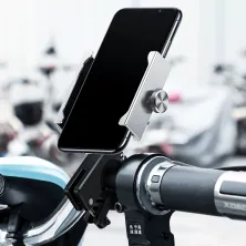 Мото-вело тримач для смартфона Baseus Knight Motorcycle Holder Сріблястий