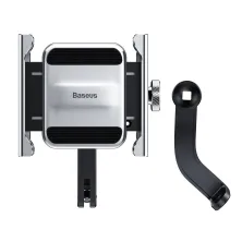 Мото-вело тримач для смартфона Baseus Knight Motorcycle Holder Сріблястий