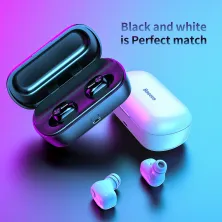 Бездротові TWS Bluetooth навушники Baseus Encok W01 Білий