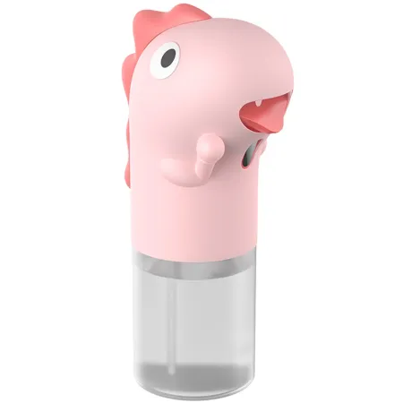 Сенсорний дозатор для пінного мила Baseus MiniDinos 300 мл Рожевий