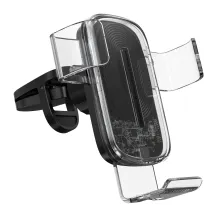 Беспроводное автомобильное зарядное устройство Baseus Explore 2in1 с технологией Qi 15W 2A Прозрачный