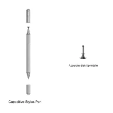 Стилус Baseus Cudgel Stylus Pen 2in1 Серебристый