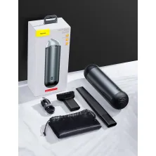 Акумуляторний пилосос Baseus Capsule Vacuum Cleaner 65 Вт 2000 мАг Сріблястий