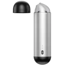 Акумуляторний пилосос Baseus Capsule Vacuum Cleaner 65 Вт 2000 мАг Сріблястий