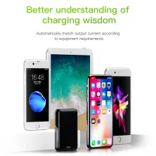 УМБ Baseus Mini S Digital Display 10000mAh 15W з технологією PD Чорний