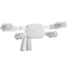 Автодержатель для телефона Baseus Horizontal Screen Gravity на торпедо Белый