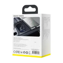 Автомобільний зарядний пристрій Baseus Particular Digital QC 4.0 + PD3.0 PPS 65W USB + Type-C 5A Чорний