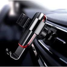 Автотримач для телефону Baseus Metal Age Gravity в повітропровід Чорний