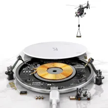 Бездротовий зарядний пристрій Baseus Simple NEW Wireless Charger з технологією Qi 15W Білий
