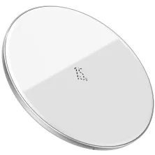 Бездротовий зарядний пристрій Baseus Simple NEW Wireless Charger з технологією Qi 15W Білий
