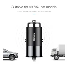 Автомобільний зарядний пристрій Baseus Enjoy Together 4 USB 5.5A Чорний