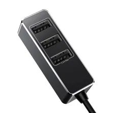 Автомобільний зарядний пристрій Baseus Enjoy Together 4 USB 5.5A Чорний