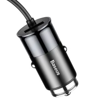 Автомобільний зарядний пристрій Baseus Enjoy Together 4 USB 5.5A Чорний