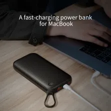УМБ Baseus Powerful 20000mAh 18W з технологією QC3.0 + PD3.0 Чорний