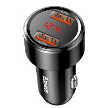 Автомобильное зарядное устройство Baseus Magic Series Dual Quick Charge Car Charger 45W 2USB Черный