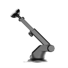 Автотримач для телефону магнітний Baseus Solid Series Telescopic на торпедо Сріблястий